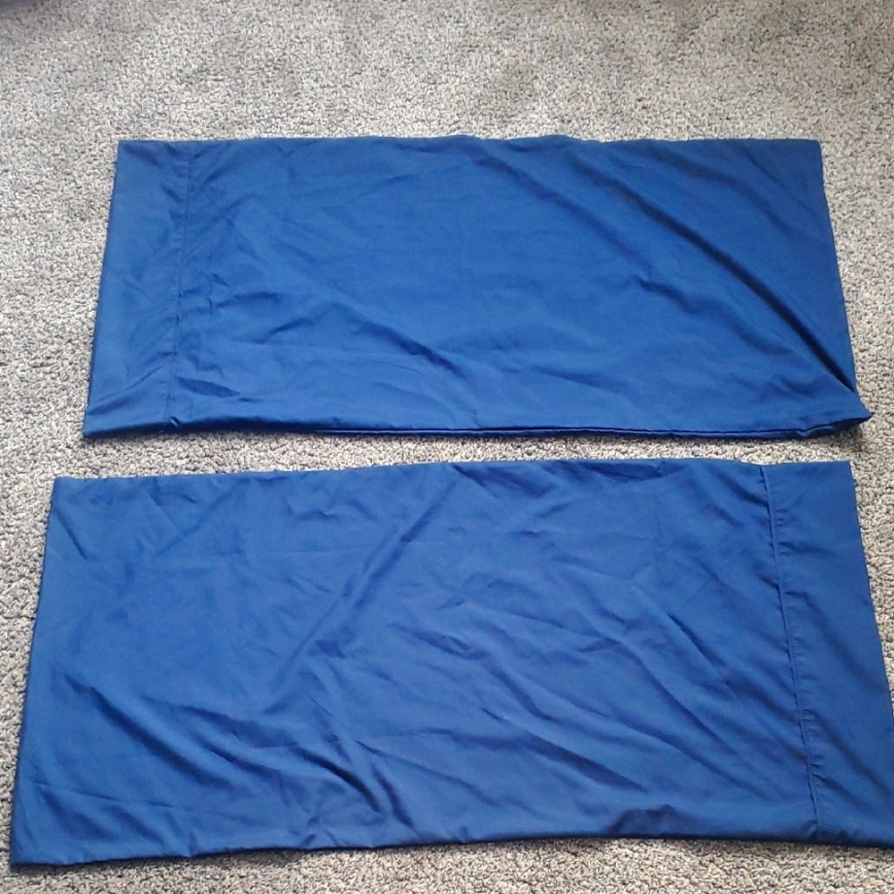 Peachskin 2 King Pillowcases-Mariner Blue
